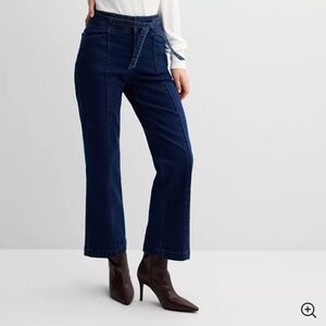 Draper James Belted Wide Leg Denim NWT